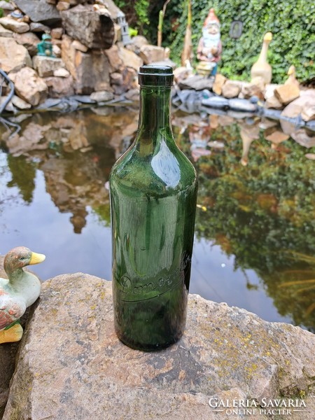 Rare Domoszló wine bottle glass bottle collector's rarity wine