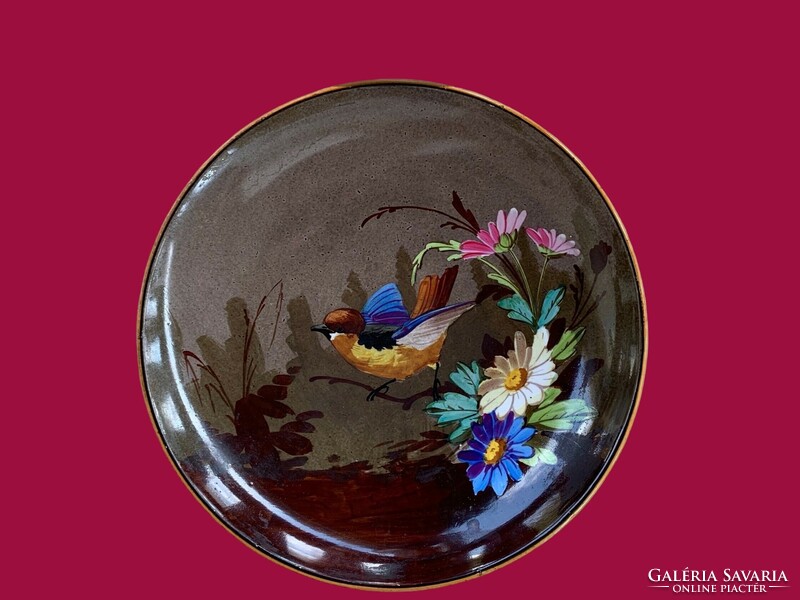 Creil & montereau porcelain plate around 1845 with wonderful colors, hand painted