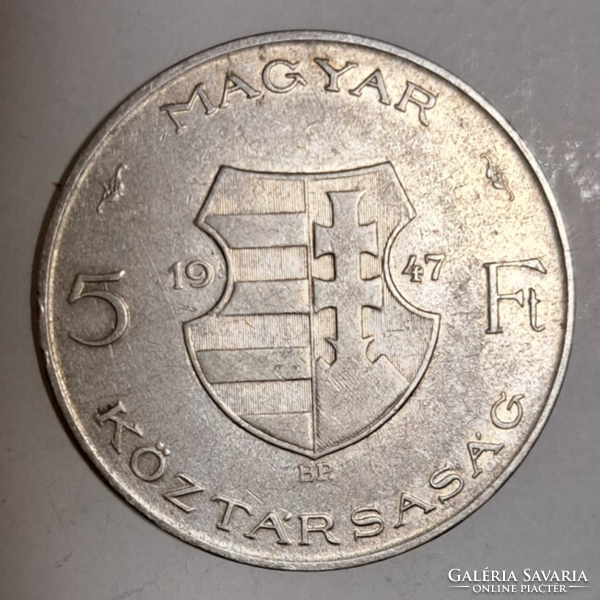 1947 Ezüst Kossuth 5 Forint (92)