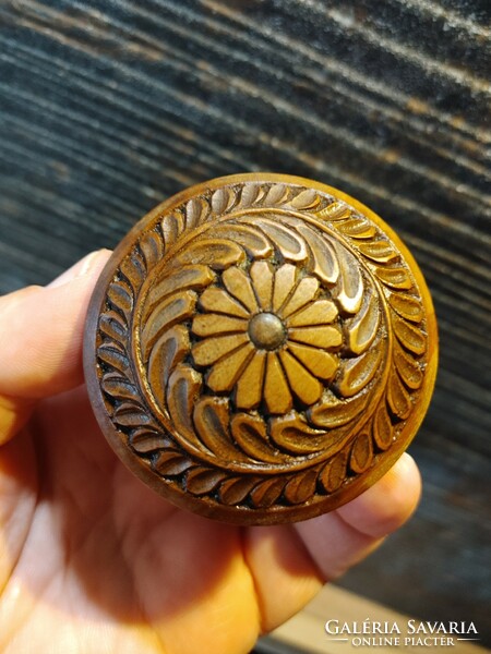 Carved wooden jewelry boxes