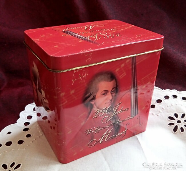 Mozart zenélő doboz 12x12x 9cm