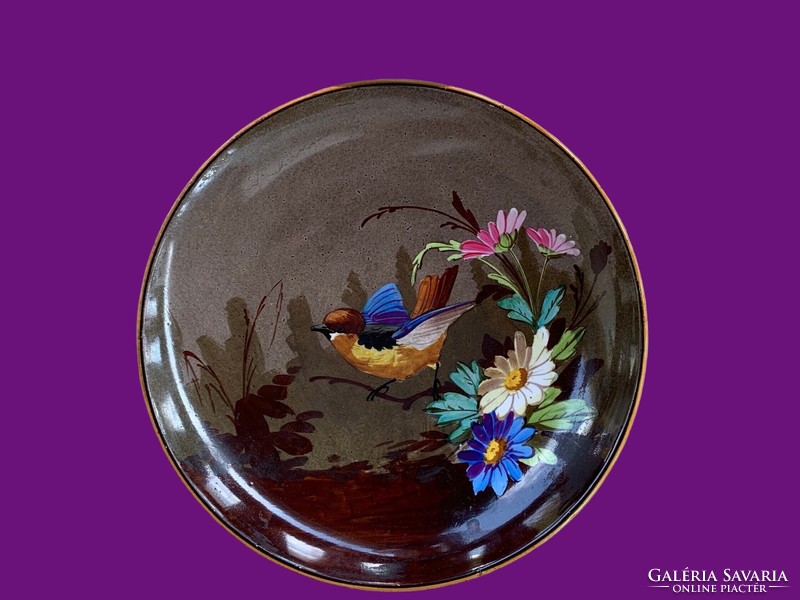 Creil & montereau porcelain plate around 1845 with wonderful colors, hand painted