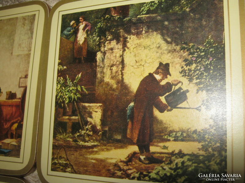 Pimpernel  exluzív angol  6 darab  pohár alátét festményes