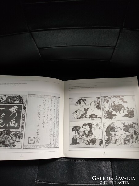 Hokusai fametszetei angol nyelvű kiadvány.Japán művészet.