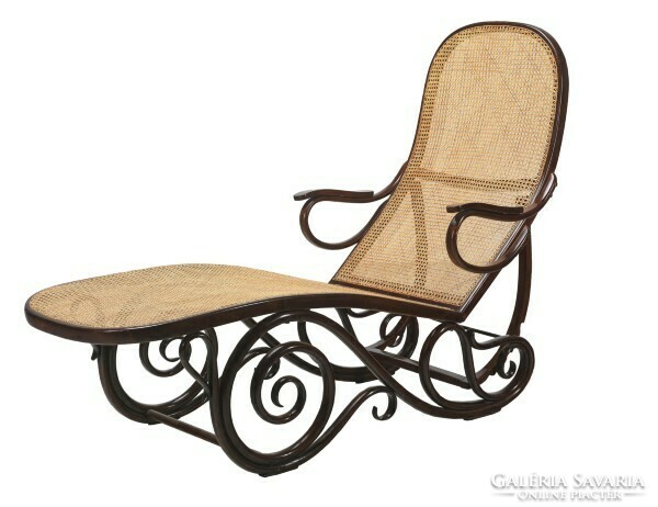 Collector's curiosity! Flawless fischel chaise longue - Thonet competition 1915