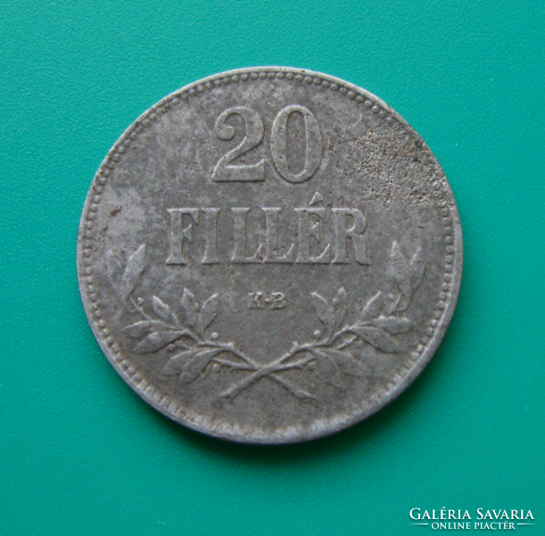 20 Filér - 1920 - c-b - iron