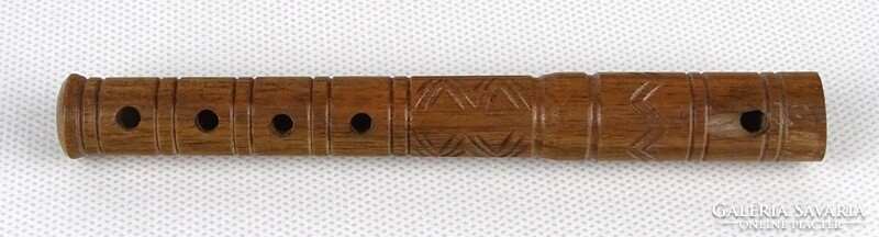 1M631 old carved small flute palace hostel 13.5 Cm