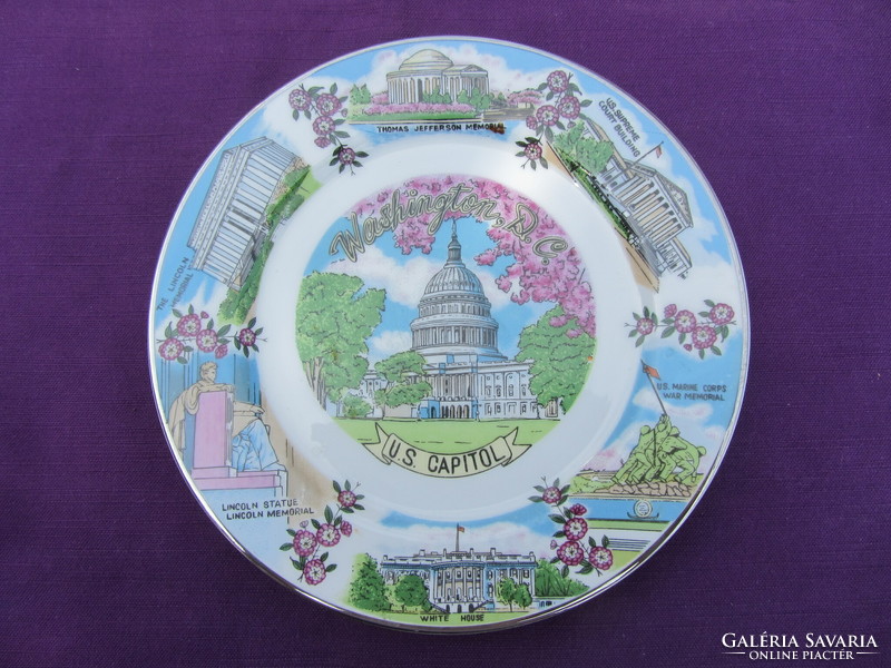 Usa capitolium---white house decorative plate
