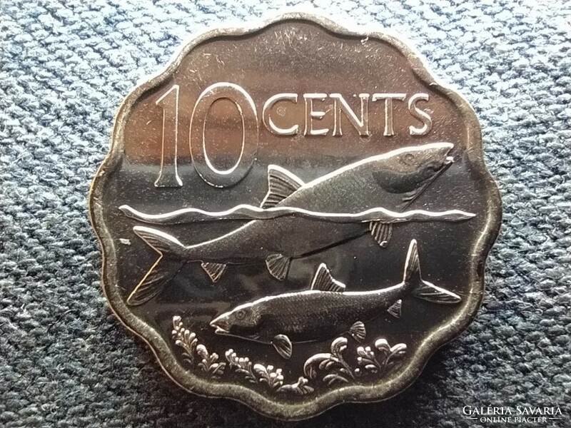 Bahamas ii. Erzsébet (1952-) bony fish 10 cents from 2007 unc circulation line (id70242)