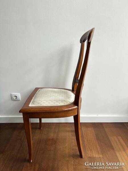 6 beautiful solid cherry wood chairs for sale