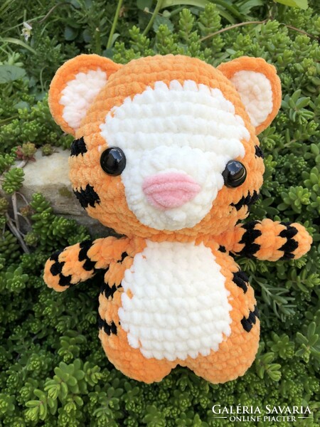 Egyedi horgolt Plüss ( Amigurumi ) Tigris