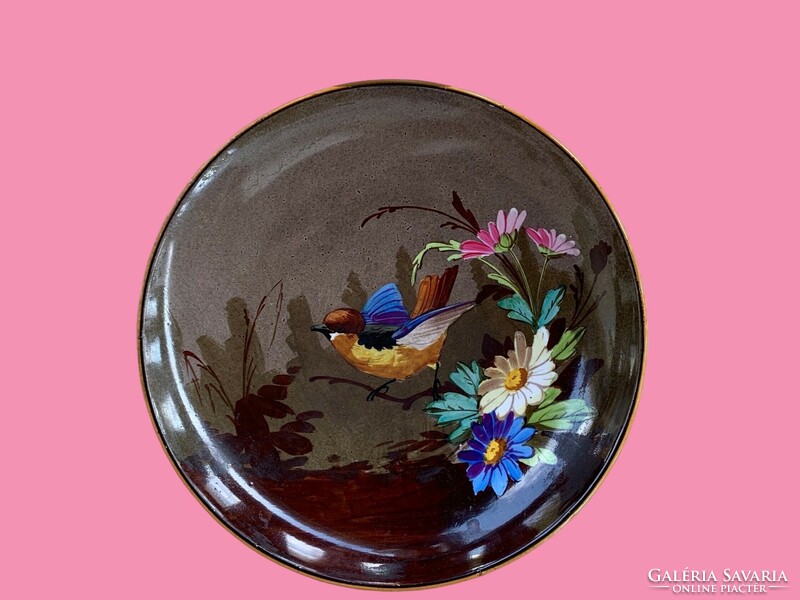 Creil & montereau porcelain plate around 1845 with wonderful colors, hand painted