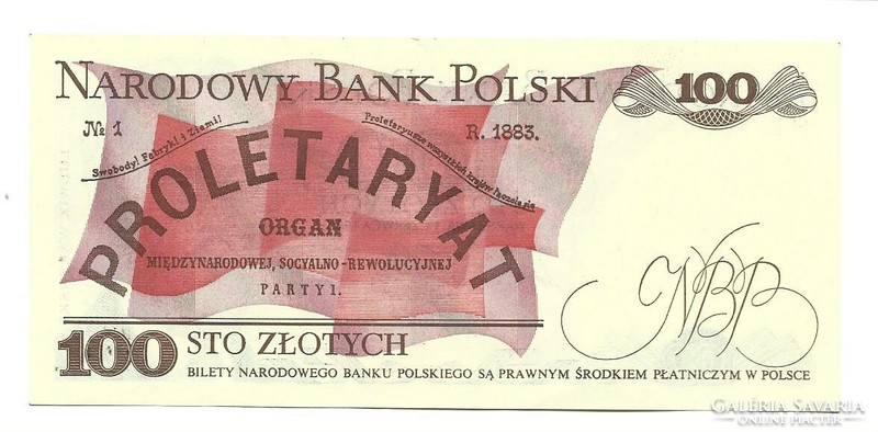 2 x 100 zloty zlotych 1986 sorszámkövető aUNC Lengyelország