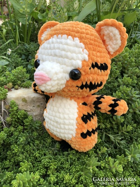 Egyedi horgolt Plüss ( Amigurumi ) Tigris