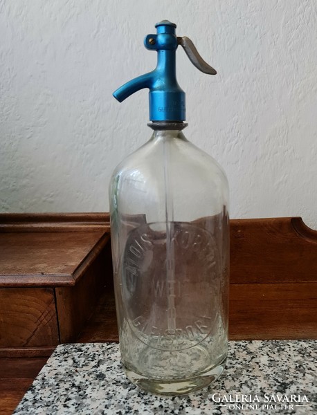 1956 antik szódásüveg
