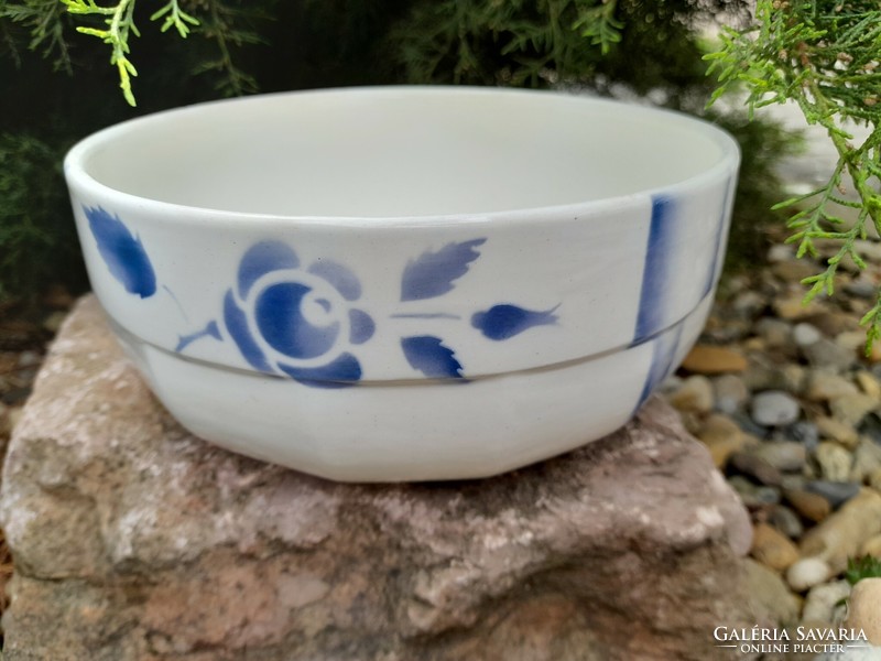 Granite blue rose bowl