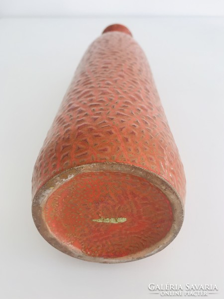Pesthidegkúti retro kerámia váza padlóváza