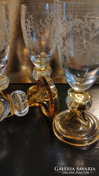 Rare handmade wine glasses