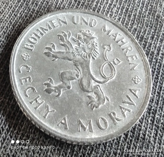 Cseh és Morvaorszàg 1941. 1 korona
