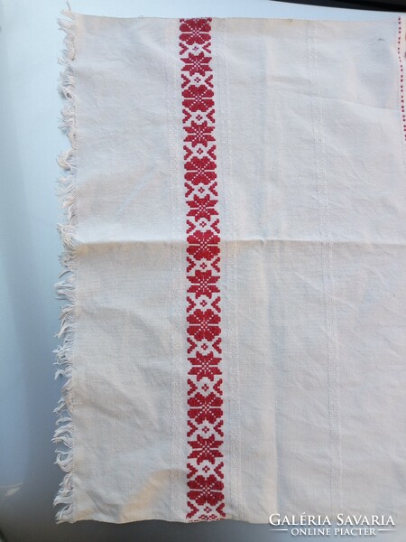 Old textile tablecloth