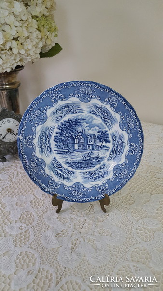 English faience grindley plate