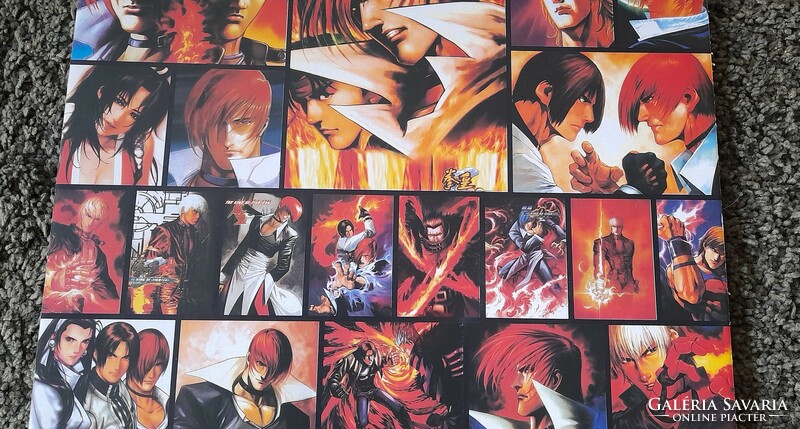 Promotional mural - final fantasy, the king of fighters -