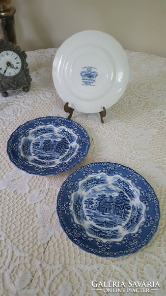 English faience grindley cake plate 3 pcs.