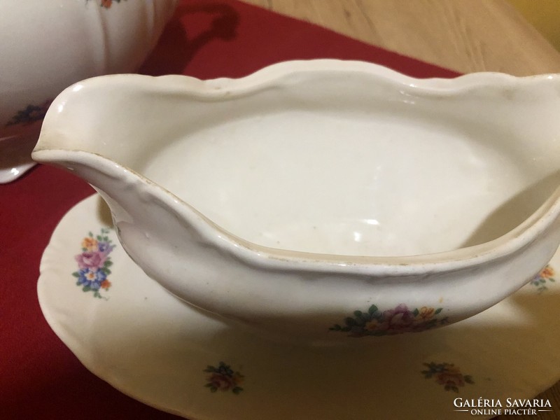 Zsolnay soup bowl /antique/ + sauce