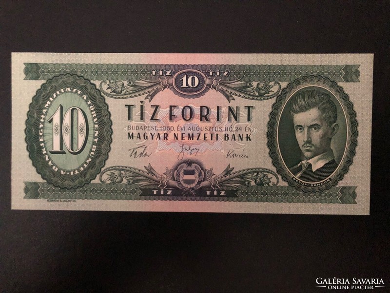 10 forint 1960.  UNC!!
