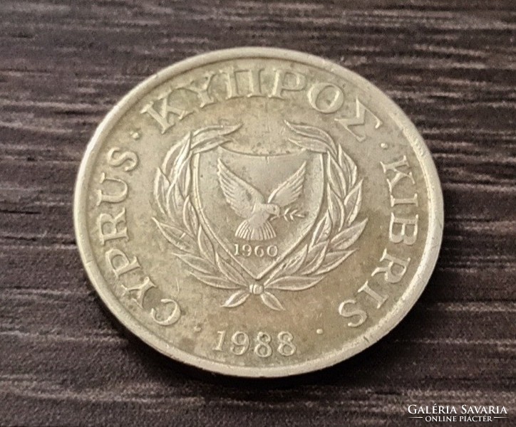 1 cent,Ciprus 1988