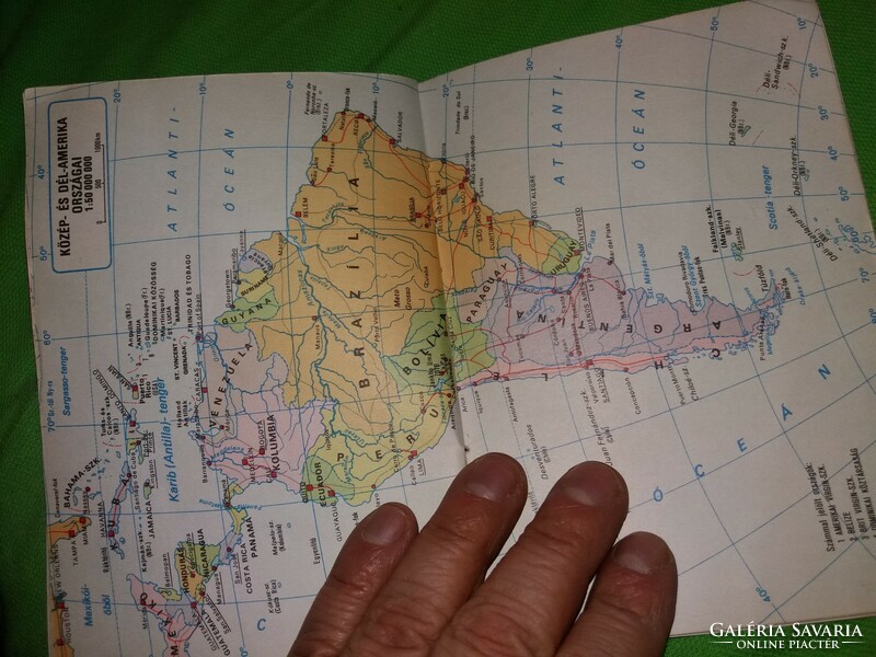 1985. MINI ATLASZ CARTOGRÁFIA vállalat limitált darabszámban kiadott mini térkép képek szerint