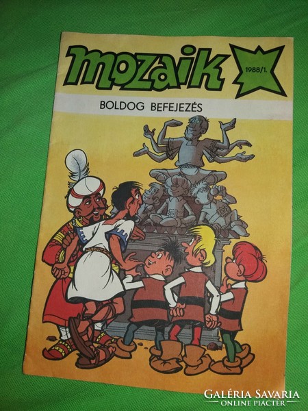 1988 1.szám MOZAIK régi kultusz népszerű képregény Boldog befejezés a képek szerint