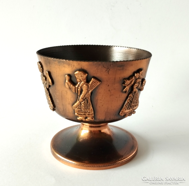 Craftsman copper goblet