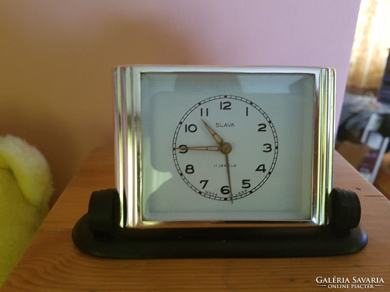 Retro slava rattle clock flawless ussr