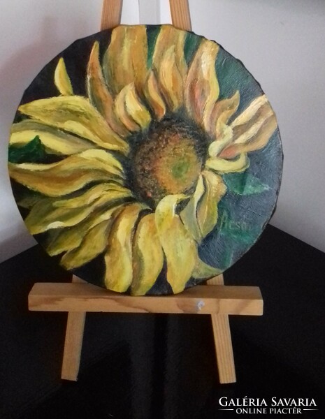 Sunflower c. Painting, still life