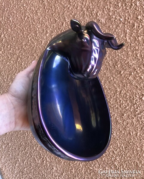 Zsolnay purple eosin Nagyszentmiklós drinking jug is rare