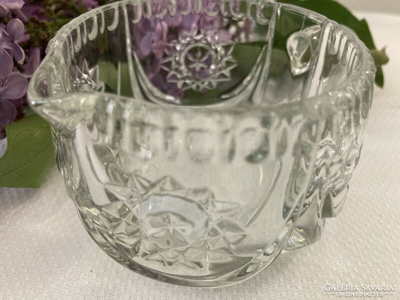 Crystal pouring and sugar holder set