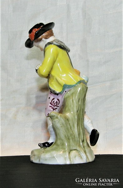 Antik Sitzendorf porcelán figura - 18 cm