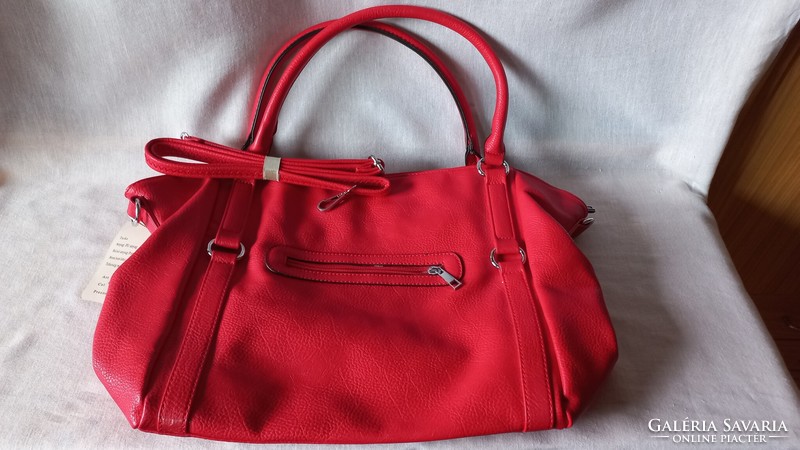 Faux leather bag