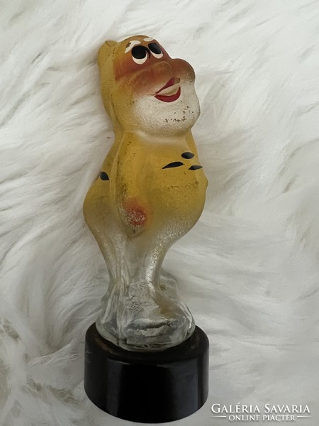 Törpe figura vintage parfümös üveg
