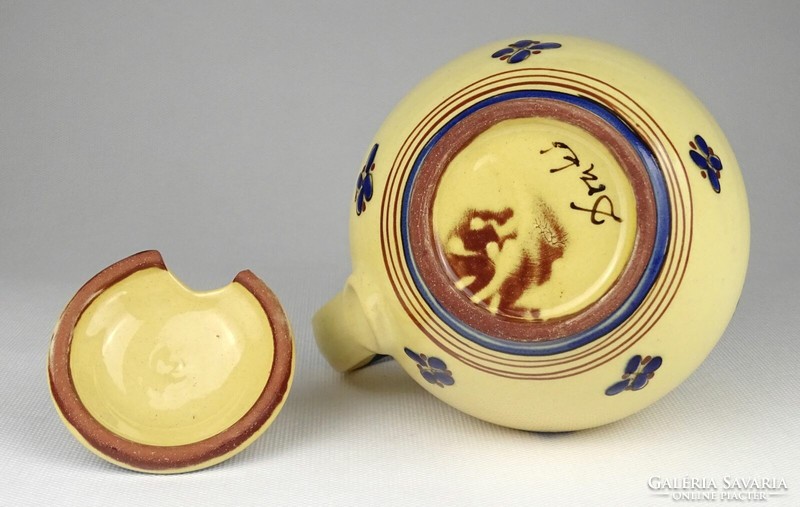 1M949 marked Abonyi dankó ceramic honey beaker 14 cm