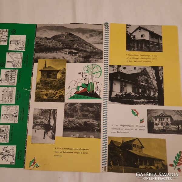 Tourist publication of the Pilis Pest County Tourism Office (design and graphics by István Czeglédi)