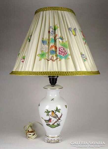 1M973 Herend Rothschild patterned porcelain lamp 60 cm