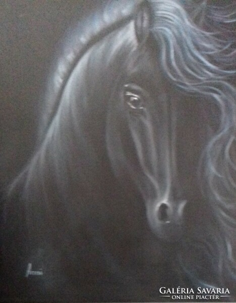 Horse portrait 8. C. Painting