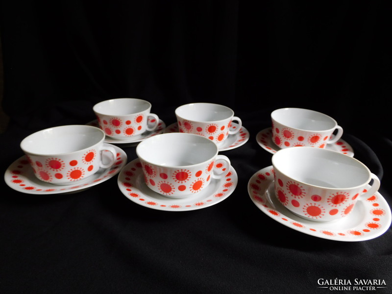 Alföldi centrum varia (sunny) tea sets - 6 pieces