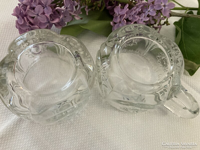 Crystal pouring and sugar holder set