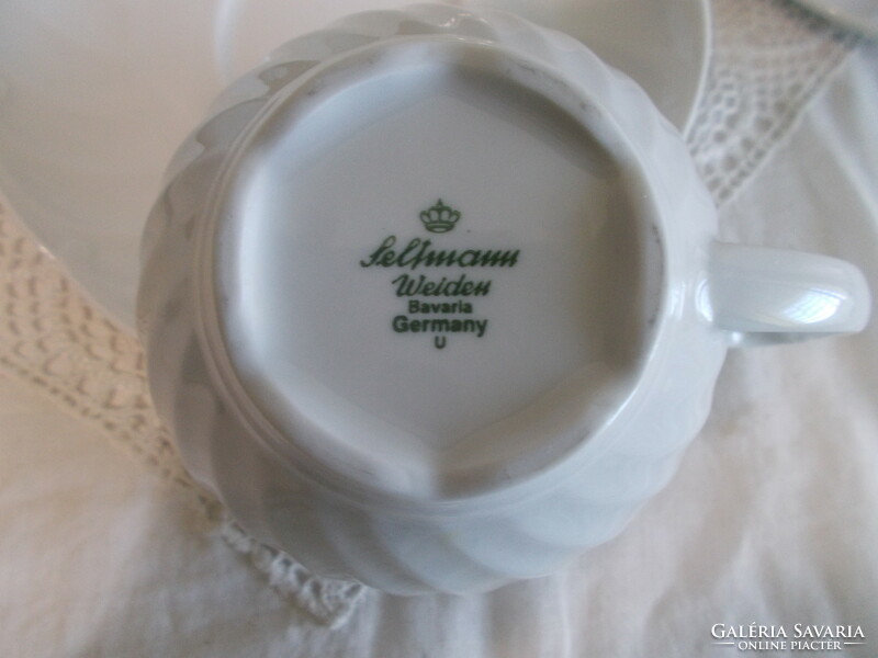 6 db Seltman W. porcelán csésze aljjal