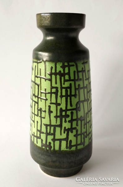 Mid-century, German, Haldensleben, shape number 3040, ceramic vase
