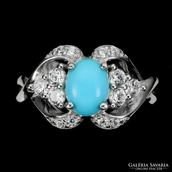 52 And real turquoise 925 silver ring