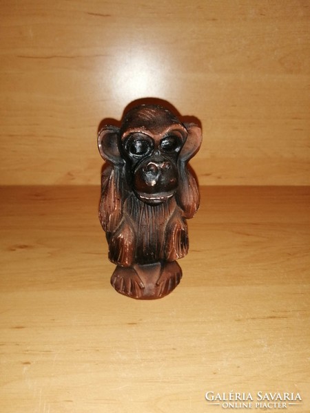 Monkey figurine made of resin - 11 cm high (22/d)